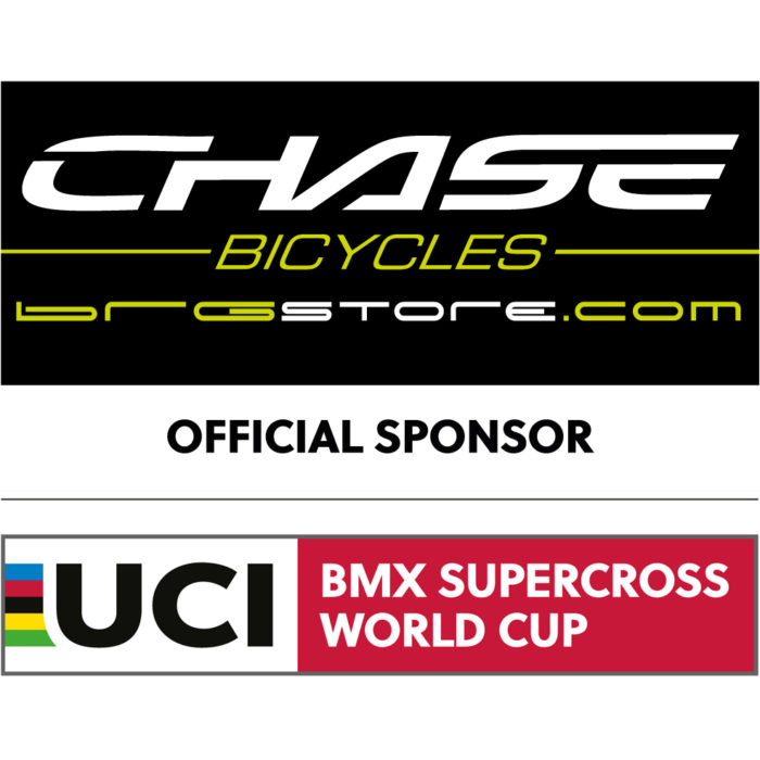 The UCI is pleased to welcome back Chase Bicycles as an Official Sponsor of the BMX Supercross World Cup. One of the original supporters of the UCI BMX Supercross World Cup, Chase is re-joining the series and teaming up with BRGstore.com to support the World Cup and further promote the exciting BMX Racing discipline worldwide.