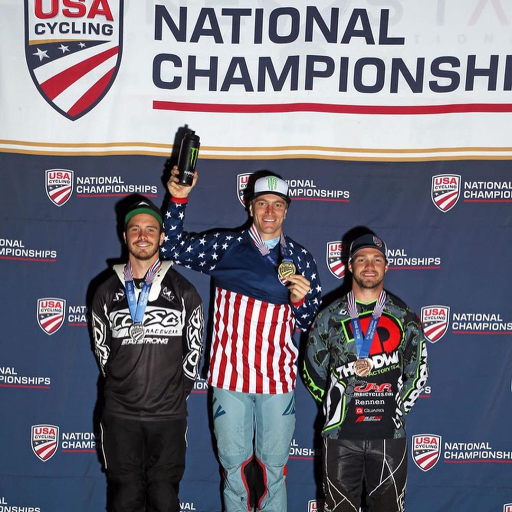 USA Cycling held its 2020 National Championships in conjunction with the USA BMX Lonestar Nationals. The Houston track is also the site of the 2020 UCI BMX World Championships, so this was a great opportunity for Connor Fields to get some racing time on the track, as well as go for the National Championship. With the one day event being held on Friday, Connor would race against the best racers from the USA to try to earn his 4th USA Cycling Elite Mens National Championship.