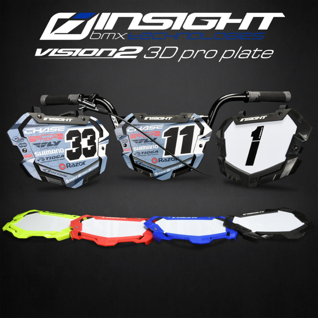 Our newest Pro sized Plate, the Vision 2 - 3D, is now available and is offered in 5 Colors that are UV coated to reduce color fading. The Plates are very detailed, as they feature Embossed Logos, a dual texture finish with gloss and matte finish on the plate face, and has vents for as tech look. Available now at BRGstore.com