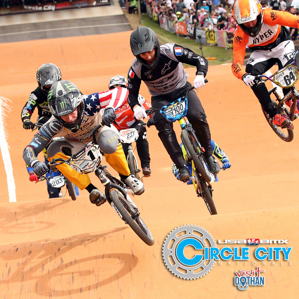 Stop 2 of the 2021 USA BMX Pro Series tour took the Pro riders to Dothan, Alabama for the first time in over 30 years for a Pro event, The Circle City track is by far one of the most unique tracks with it cross over, giving the riders a new track to race on. With 35 of the worlds top Pro riders in attendance, the Circle City Nationals proved to be a great event for the Pros and the Chase team, as both Joris and Connor would make their was into the Day 1 main event.