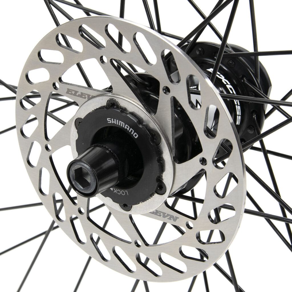 Did you know that each wheel in the XLC line up allows you to convert it from a standard rear hub, using V brakes, to being able to add on a Disc Brake Adapter and now upgrade your wheels and bike to use Disc Brakes? Its an easy conversion with an additional Disc Brake Rotor Adapter.