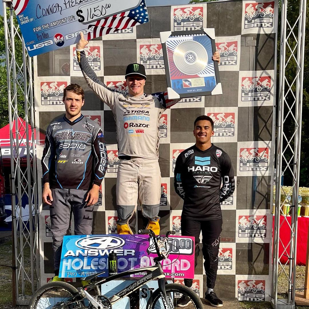 Connor Fields wins Day 1 of the USA BMX Music City Nationals BMX RACING