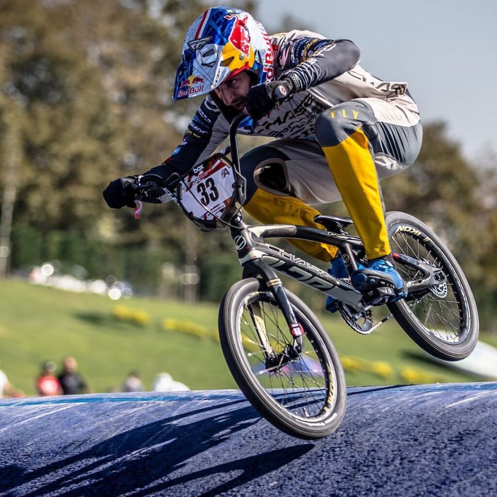 Round #5 of the UCI BMX World Cup took Joris Daudet to Sakarya, Turkey for the first time. Joris was looking to continue his Podium finishes after the last rounds in Colombia, and on Day 1, he did just that. Taking the early lead, Joris had a good back and forth battle with Simon Marquart all the way to the finish line, where Simon would edge out Joris for the win on Day 1